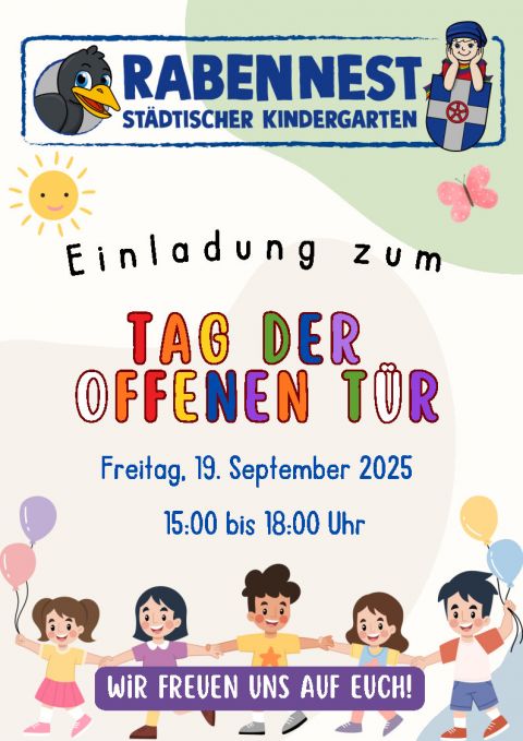Plakat Tag der offenen Tür